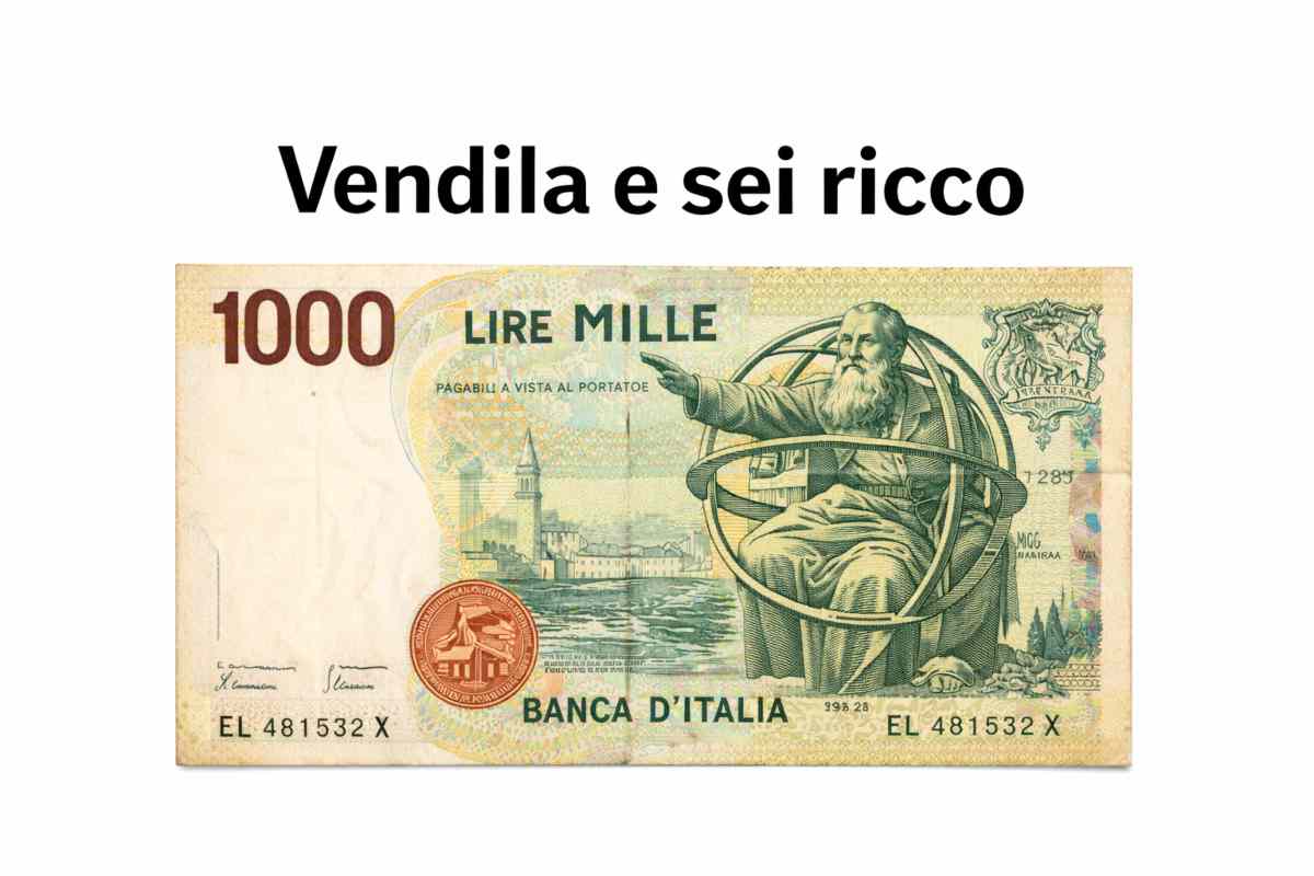 maria montessori 1000 lire