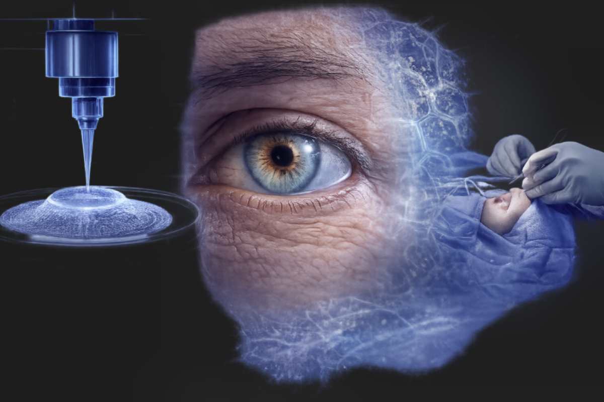Recentemente, questa tecnologia ha fatto un incredibile passo in avanti con il trapianto di cornea stampata biologicamente,